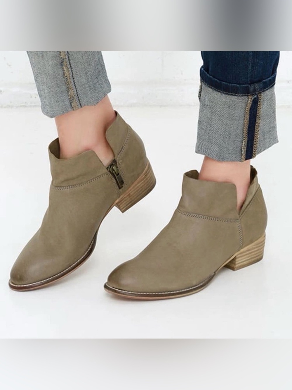 SEYCHELLES Anthropologie Snare Tan Leather Ankle Booties 7